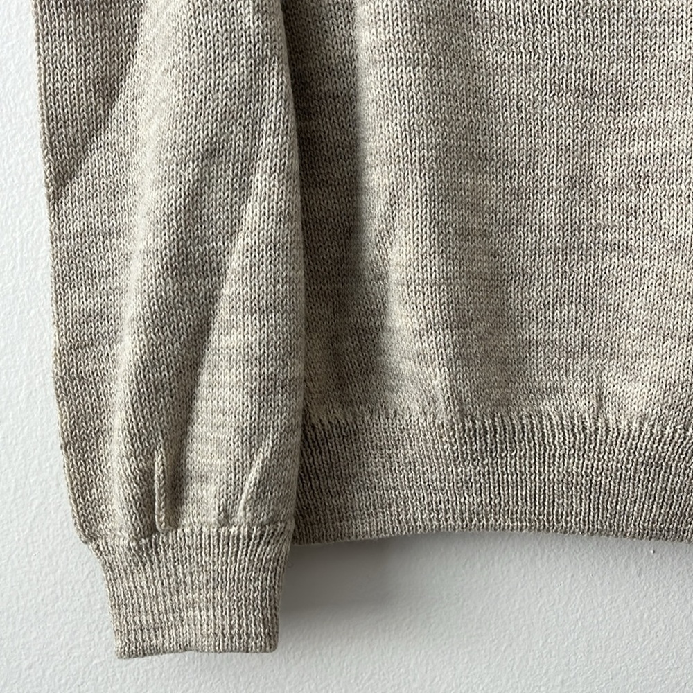 Loeffler Randall Cream Puff-Sleeve Crewneck Sweater - Picture 12 of 14